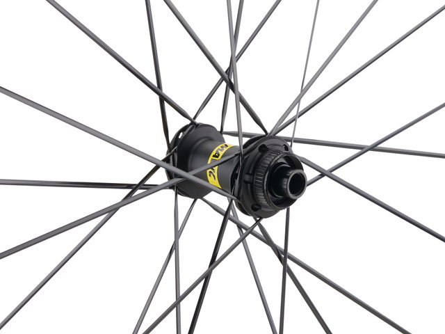 Mavic Ensemble de roues Allroad SL disque Center Lock carbone - noir/Set de 28" (avant 12x100 + arrière 12x142) Shimano