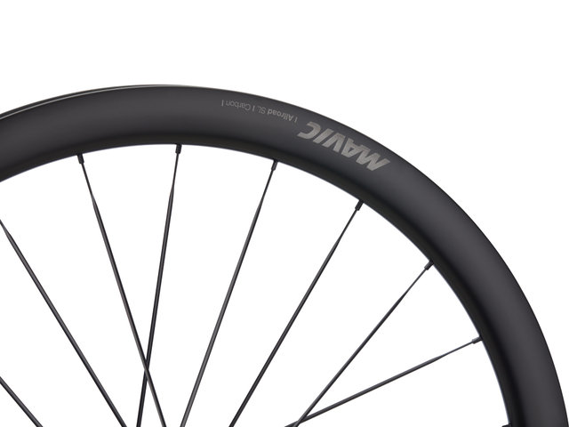 Mavic Ensemble de roues Allroad SL disque Center Lock carbone - noir/Set de 28" (avant 12x100 + arrière 12x142) Shimano