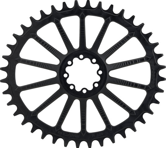 Garbaruk Oval Chainring AXS Road/CX SRAM Direct Mount 8-Hole Single Speed - black/40 