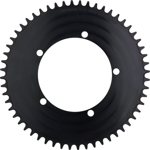 Garbaruk Aero Round Chainring 5-Arm 130 mm BCD - black/56 tooth