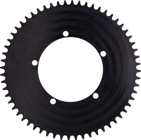 Garbaruk Aero Round Chainring 5-Arm 130 mm BCD - black/60 tooth