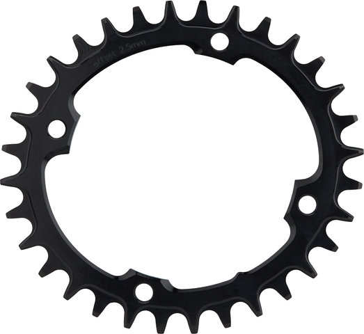 Garbaruk Oval Chainring 104 mm BCD Single Speed - black/32 tooth