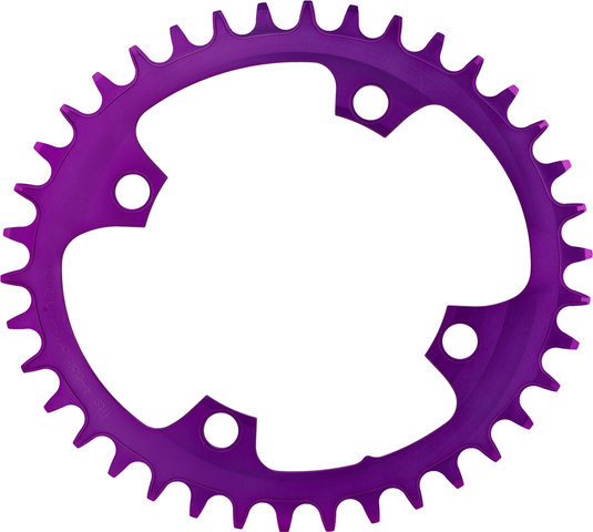 Garbaruk Oval Chainring 104 mm BCD Single Speed - violet/38 tooth