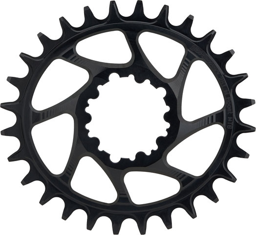 Garbaruk Oval Chainring GXP/DUB Boost Direct Mount Single Speed - black/28 tooth