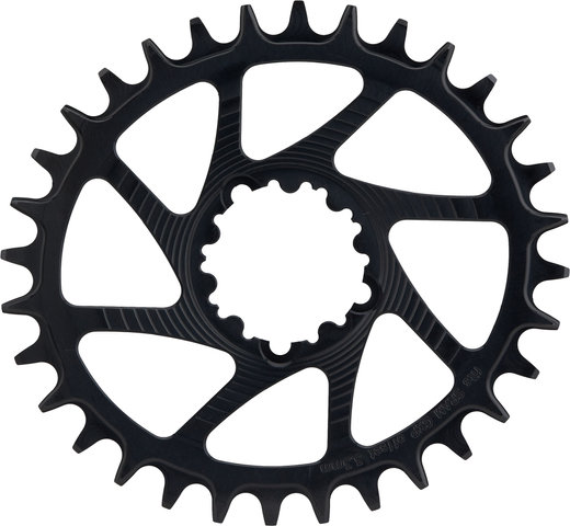 Garbaruk Oval Chainring GXP/DUB Boost Direct Mount Single Speed - black/32 tooth