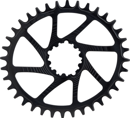 Garbaruk Oval Chainring GXP/DUB Boost Direct Mount Single Speed - black/36 tooth