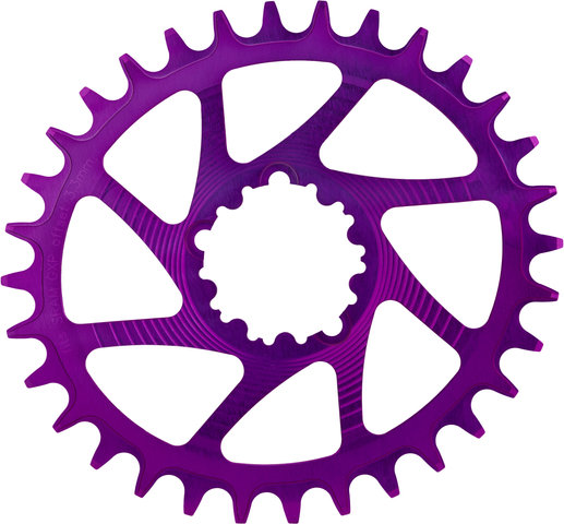 Garbaruk Oval Chainring GXP/DUB Boost Direct Mount Single Speed - violet/32 tooth