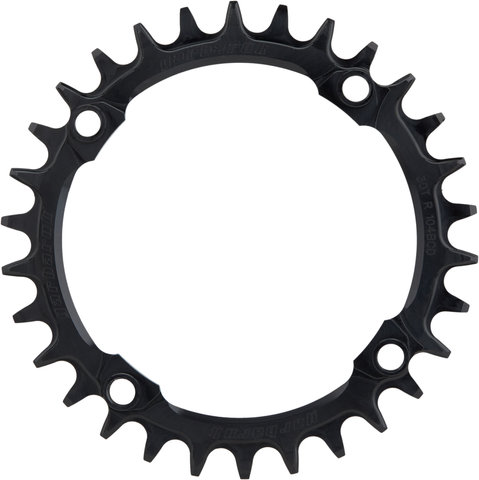 Garbaruk Chainring Round 104 mm BCD Single-Speed - black/30 tooth