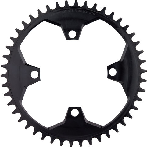 Garbaruk Chainring Round 104 mm BCD Single-Speed - black/46 tooth