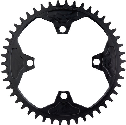 Garbaruk Chainring Round 104 mm BCD Single-Speed - black/46 tooth