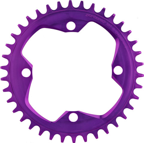 Garbaruk Chainring Round 104 mm BCD Single-Speed - violet/38 tooth