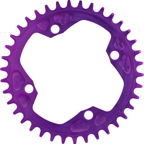 Garbaruk Chainring Round 104 mm BCD Single-Speed - violet/38 tooth