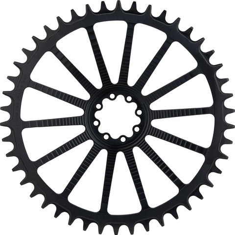 Garbaruk Round Chainring AXS Road/CX SRAM Direct Mount 8-Bolt Single - black/46 tooth