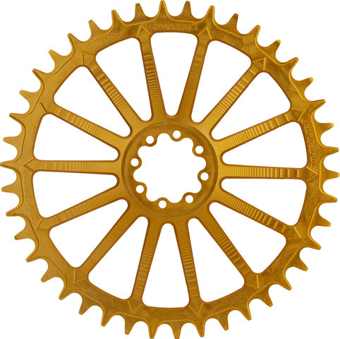 Garbaruk Round Chainring AXS Road/CX SRAM Direct Mount 8-Bolt Single - gold/42 tooth