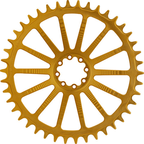 Garbaruk Round Chainring AXS Road/CX SRAM Direct Mount 8-Bolt Single - gold/42 tooth