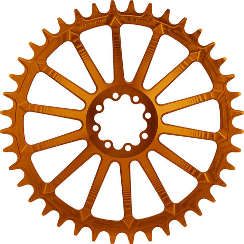 Garbaruk Round Chainring AXS Road/CX SRAM Direct Mount 8-Bolt Single - orange/40 tooth