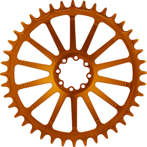 Garbaruk Round Chainring AXS Road/CX SRAM Direct Mount 8-Bolt Single - orange/40 tooth