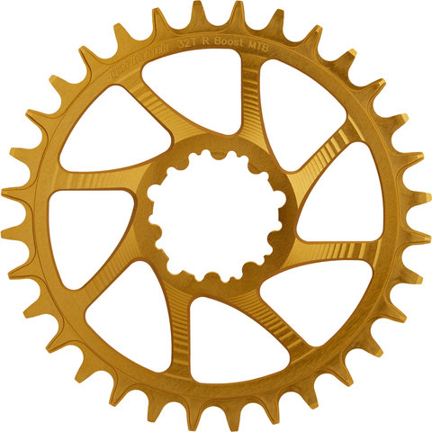 Garbaruk Round Chainring GXP/DUB Boost Direct Mount Single Speed - gold/32 tooth