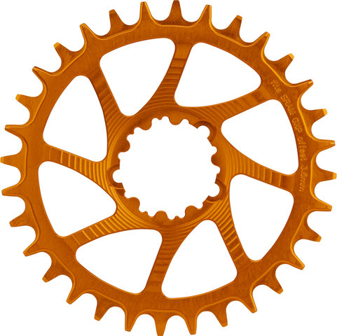 Garbaruk Round Chainring GXP/DUB Boost Direct Mount Single Speed - orange/32 tooth