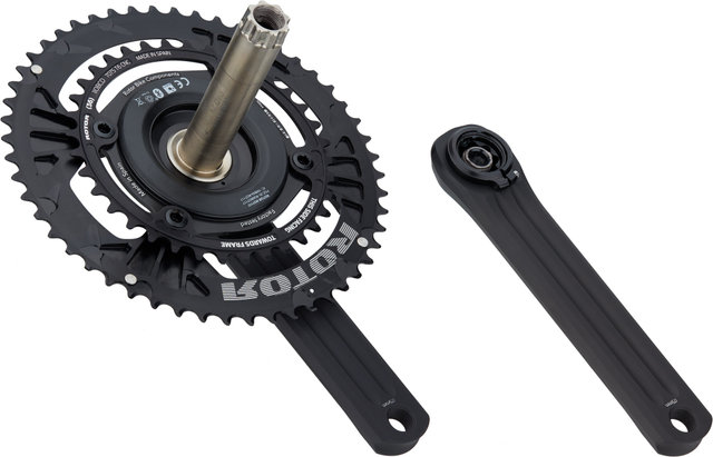 Rotor INspider ALDHU 24 Powermeter Crankset - Workshop Packaging - black/175.0 mm 36-52