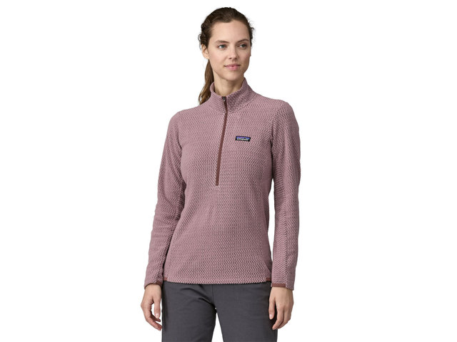 Patagonia R1 Air Zip Neck Damen Pullover - stormy mauve/S