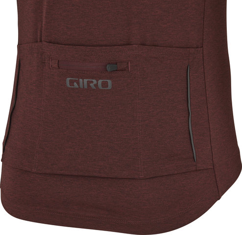 Giro New Road Jersey - ox blood heather/M