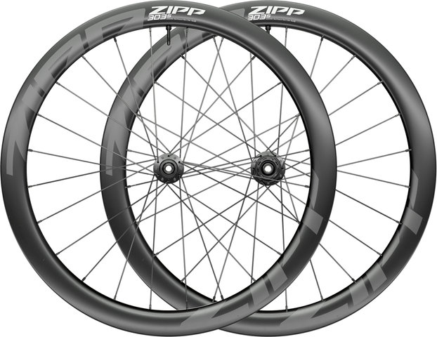 Zipp 303 S Carbon Tubeless Disc Center Lock Laufradsatz - Werkstattverp. - black/28" Satz (VR 12x100 + HR 12x142) Shimano