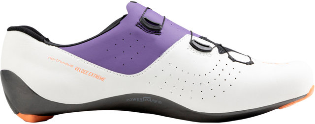 Northwave Veloce Extreme Road Bike Shoes - light grey-dark purple/42