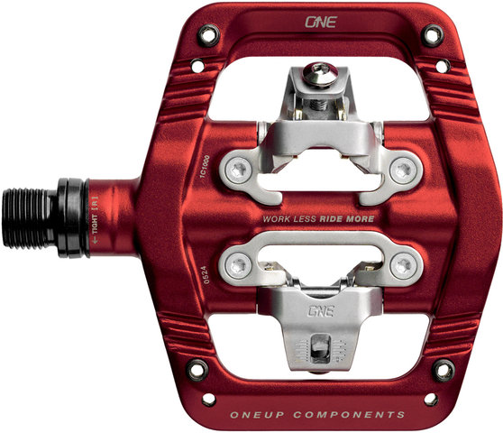 OneUp Components Clip Pedals clipless pedals - red/universal