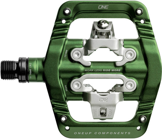 OneUp Components Clip Pedals clipless pedals - dark green/universal