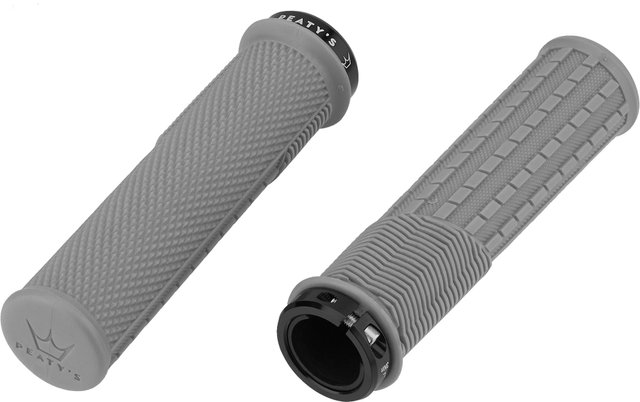 Peatys Monarch Grips Knurl Lock-On Lenkergriffe - slate/thin