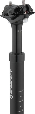 Procraft Pillar Shock Race Seatpost, 350 mm - black/27.2 mm