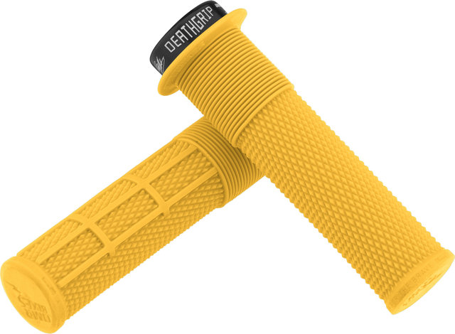 DMR Brendog Death Grip Lock On Handlebar Grips - gul yellow/S