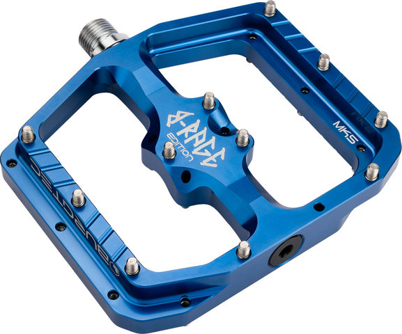 Burgtec Pédales plateforme Penthouse Flat MK5 Édition B-Rage - deep blue