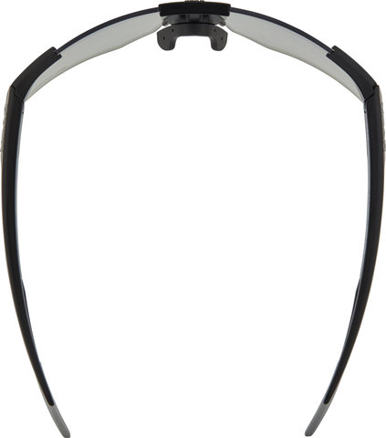 uvex Lunettes de Sport pace perform S V - black mat/litemirror silver