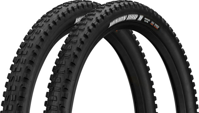 Maxxis Minion DHF / DHR II Dual EXO WT TR 29+ Faltreifen 2er Set - schwarz/29 "/66 mm/66-622/2.6 "