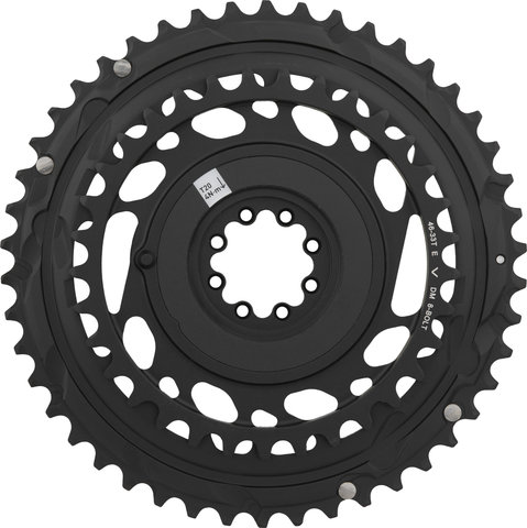 SRAM Force 2x12-fach DM Kettenblatt-Set - black/46 Z