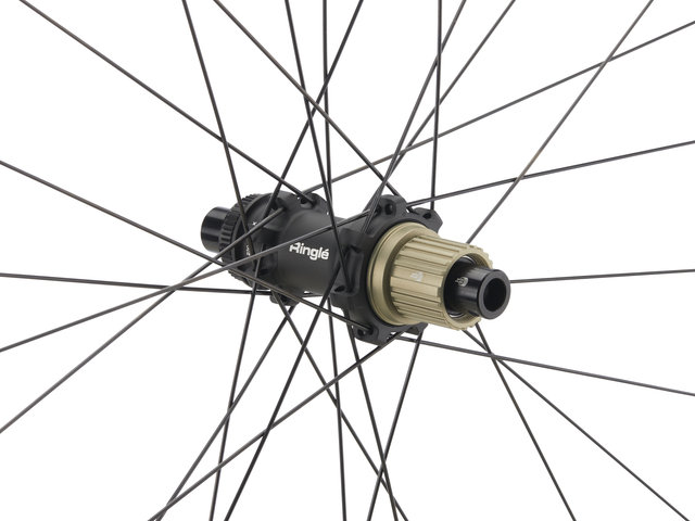 Reynolds Roue TR289C XC 29" Disque Centerlock carbone - Emballage d'atelier - black-white/148 mm/Boost/29"/Shimano Micro Spline/Shimano Micro Spline/148 mm/roue arrière uniquement/roue arrière uniquement