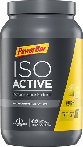 Powerbar Boisson Sportive Isotonique Isoactive - 1320 g - lemon