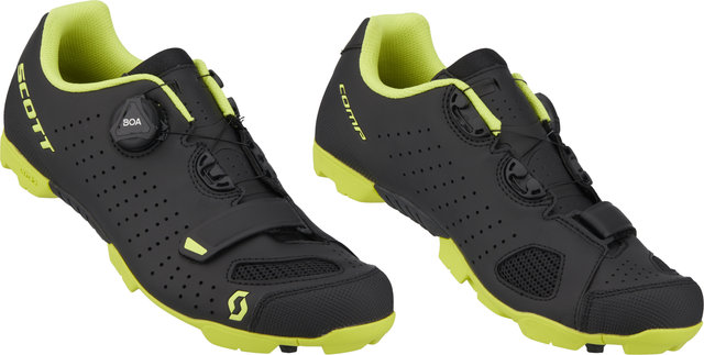 Scott MTB Comp BOA Shoes - matt black-sulphur yellow/42/42