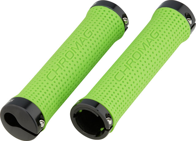 Chromag Basic Lock On Handlebar Grips - tight green/142 mm