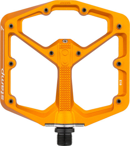 crankbrothers Stamp 7 LE Platform Pedals - orange/large