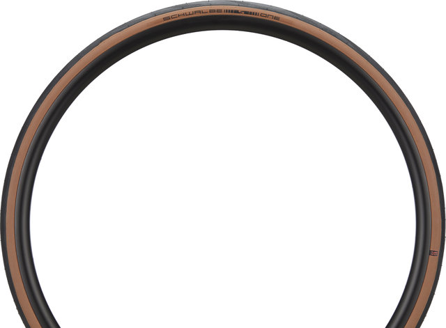 Schwalbe Cubierta plegable One Performance ADDIX RaceGuard E-25 28" - negro-bronze skin/28 /25 /25-622