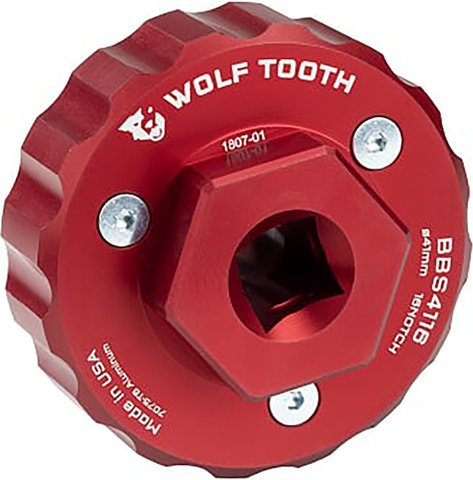 Wolf Tooth Components Outil pour Boîtier de Pédalier BBS4116 - red