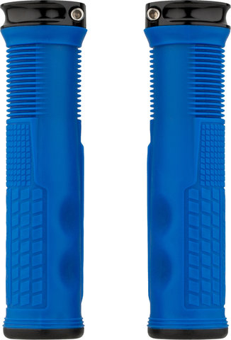 Chromag Format Lock On Handlebar Grips - blue/133 mm