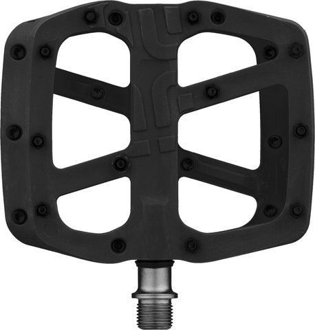 e*thirteen Base Flat Platform Pedals - black