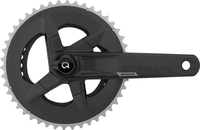 SRAM Rival DUB 2x12-fach Powermeter Kurbelgarnitur - black/172,5 mm 33-46