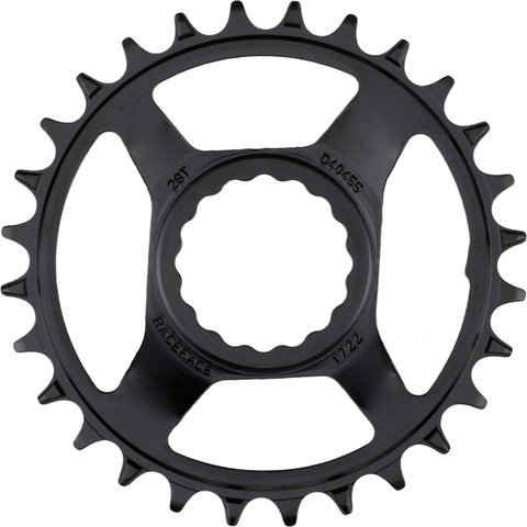 Race Face Narrow Wide Steel Chainring Cinch Direct Mount, 10-/11-/12-speed - black/28 