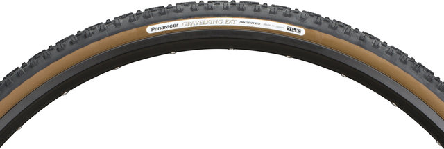 Panaracer GravelKing EXT TLC 28" Faltreifen - black-brown/33-622 (700x33C)