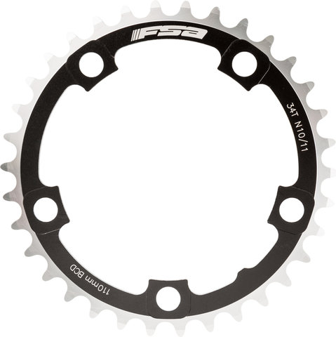 FSA Plato Pro Road, N-11, 5 brazos, Círculo de agujeros de 110 mm - black/34 